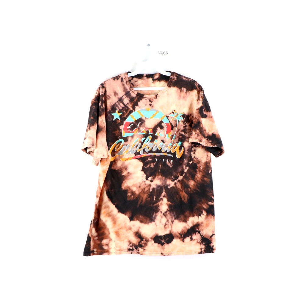 Vtg Streetwear California Vibes Acid Wash Shirt